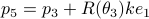 p_5=p_3+R(theta_3)ke_1