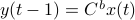 y(t-1)=C^bx(t)